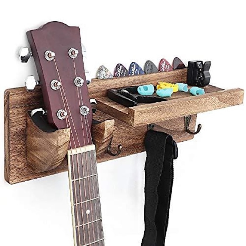 Guitar wall mount shelf